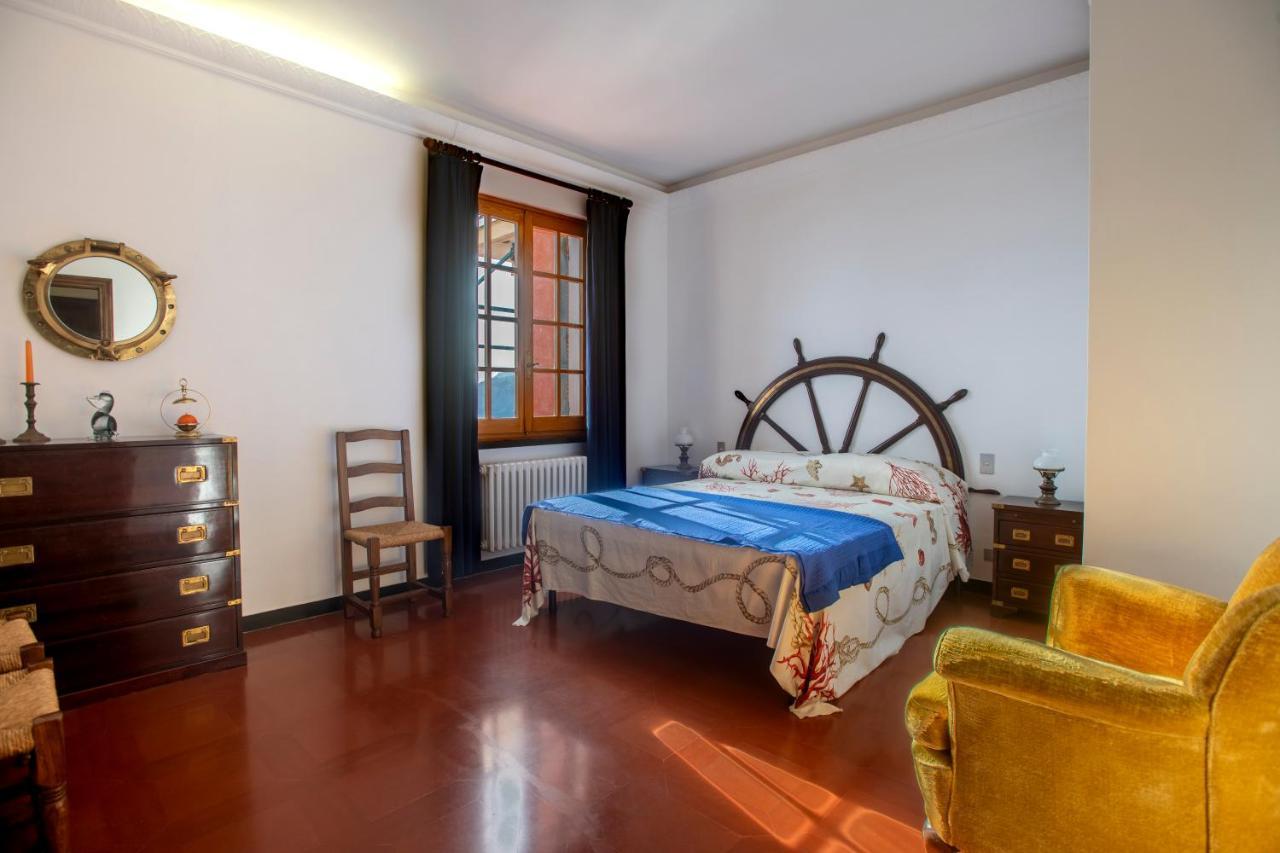080 - La Villa Storica Il Vigneto 45B, Terrazza Sul Mare - Parcheggio Privato Gratis Moneglia Ngoại thất bức ảnh