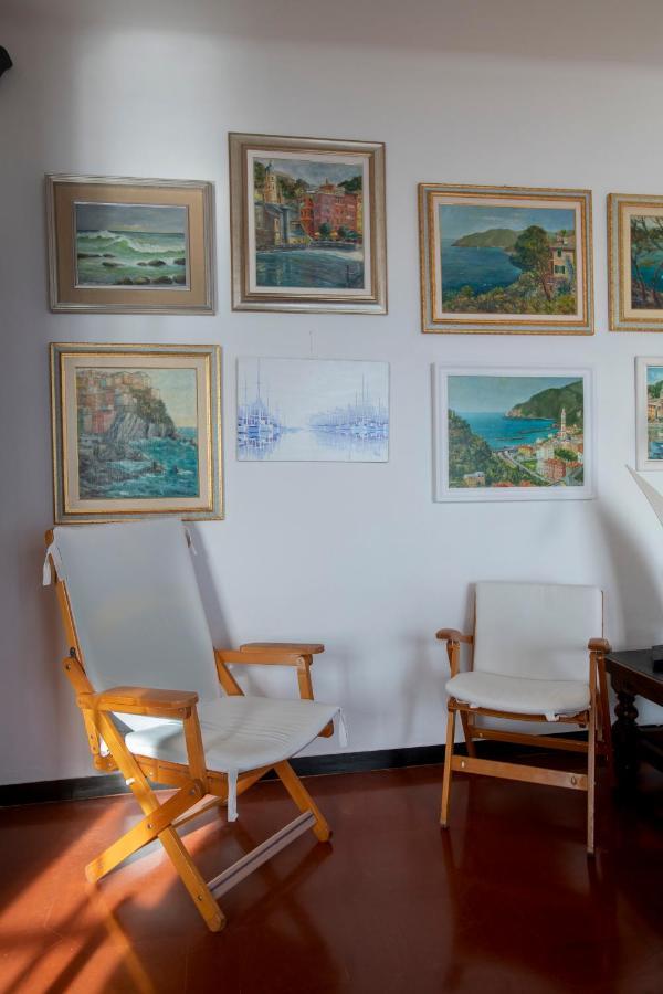 080 - La Villa Storica Il Vigneto 45B, Terrazza Sul Mare - Parcheggio Privato Gratis Moneglia Ngoại thất bức ảnh
