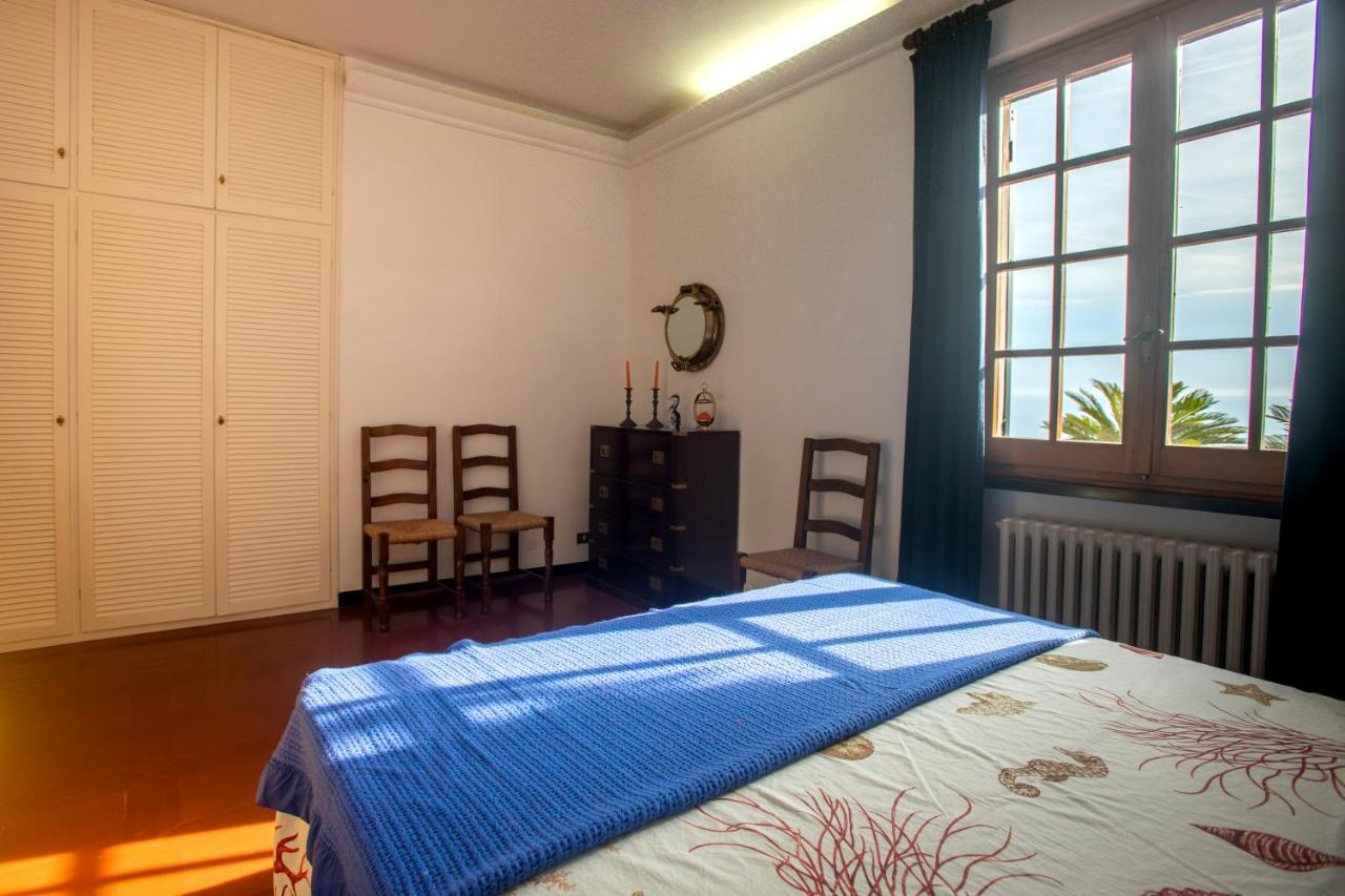 080 - La Villa Storica Il Vigneto 45B, Terrazza Sul Mare - Parcheggio Privato Gratis Moneglia Ngoại thất bức ảnh